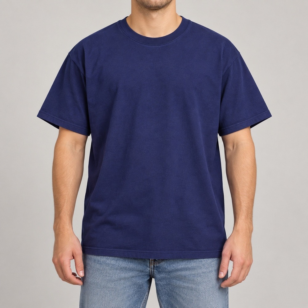 Russell Athletic Mens XXL Purple Cotton Short Sleeve Crew Neck T-Shirt RN 82288